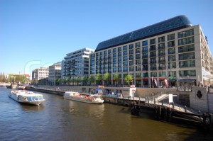 River Spree and St Nicholas Quarter in Berlin, Germany